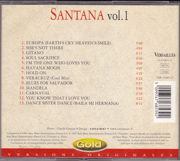 Santana : Santana Vol. 1 (CD, Comp, RE)