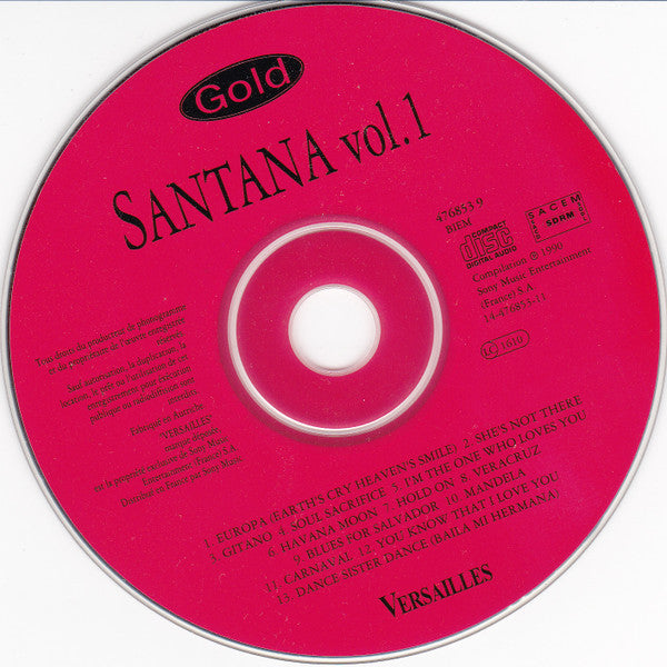 Santana : Santana Vol. 1 (CD, Comp, RE)