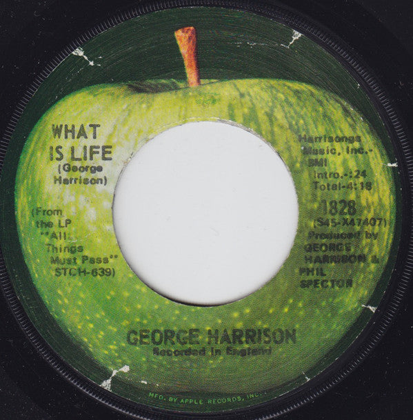George Harrison : What Is Life (7", Single, Jac)