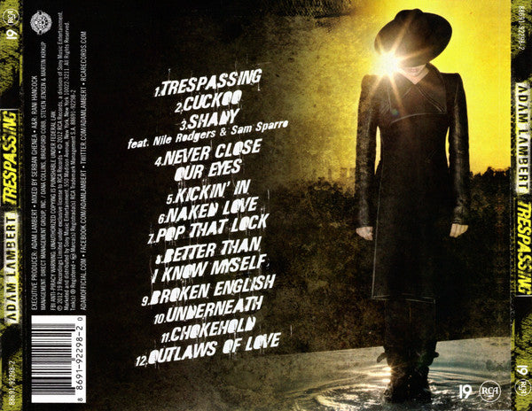 Adam Lambert : Trespassing (CD, Album)