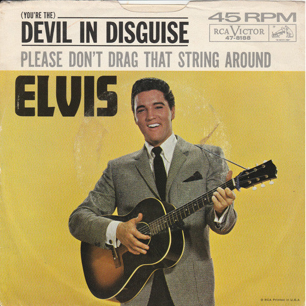 Elvis Presley : (You're The) Devil In Disguise (7", Single, Ind)