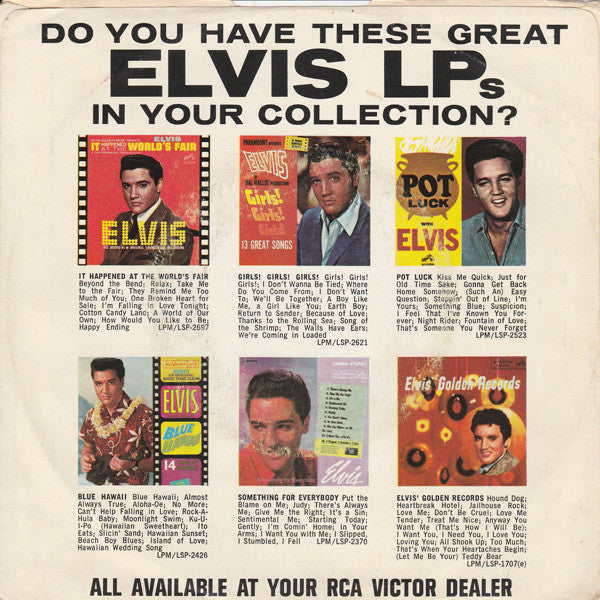 Elvis Presley : (You're The) Devil In Disguise (7", Single, Ind)