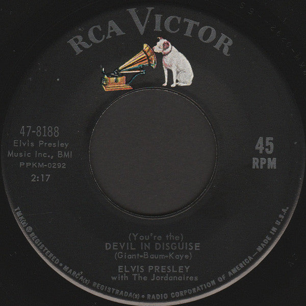 Elvis Presley : (You're The) Devil In Disguise (7", Single, Ind)