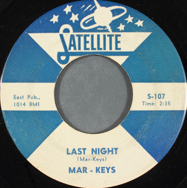 The Mar-Keys : Last Night (7", Single, MGM)