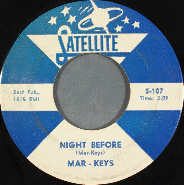 The Mar-Keys : Last Night (7", Single, MGM)