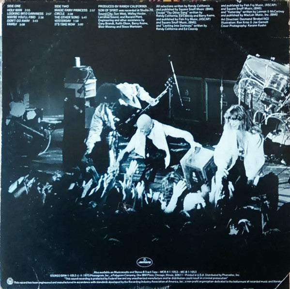 Spirit (8) : Son Of Spirit (LP, Album, Ter)