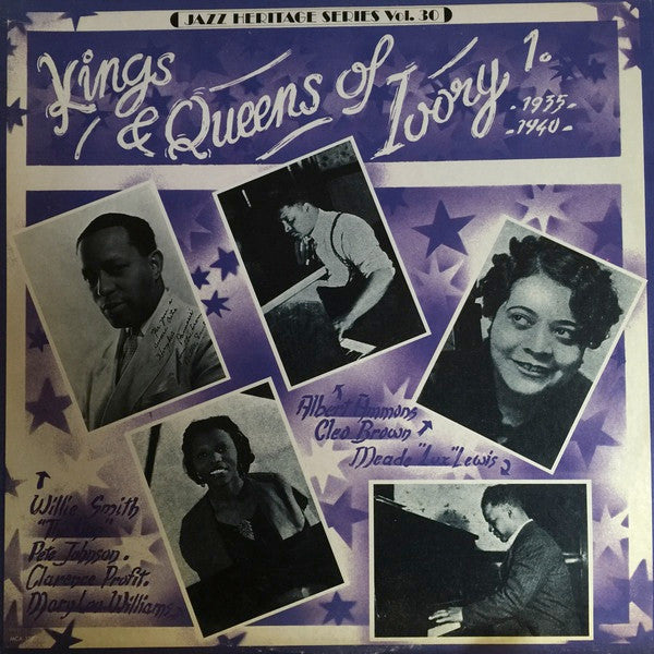 Various : Kings & Queens of Ivory 1 (1935-1940) (LP, Album, Comp)