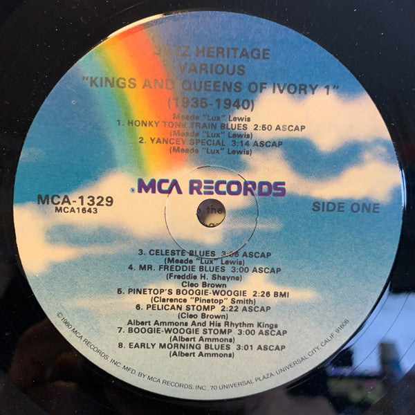 Various : Kings & Queens of Ivory 1 (1935-1940) (LP, Album, Comp)