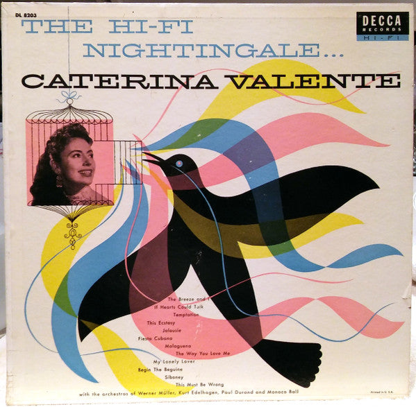 Caterina Valente : The Hi-Fi Nightingale... (LP, Album, Mono)