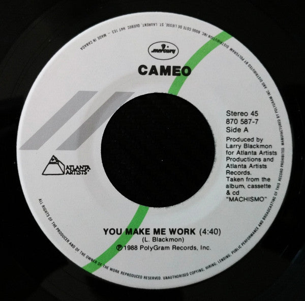 Cameo : You Make Me Work (7", Single)