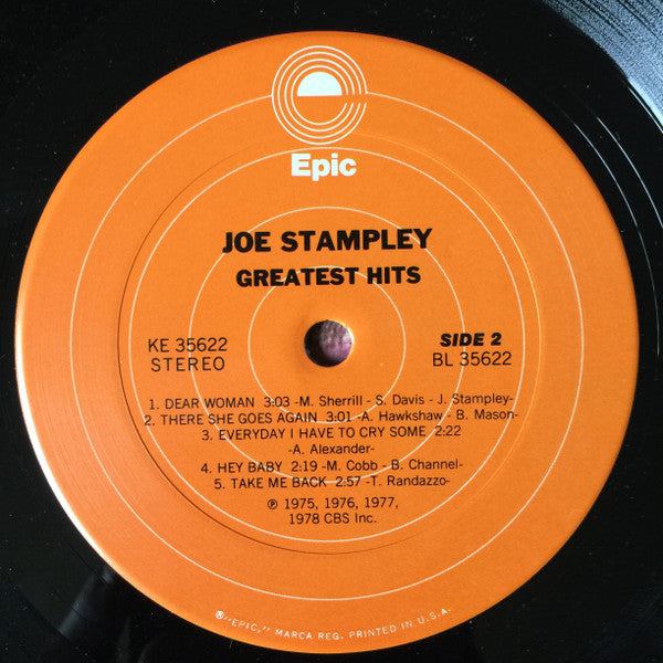 Joe Stampley : Greatest Hits (LP, Comp)