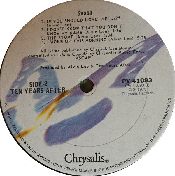 Ten Years After : Ssssh. (LP, Album, RE)
