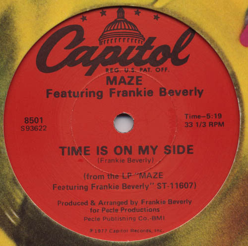 Maze Featuring Frankie Beverly / Raul de Souza : Time Is On My Side / Sweet Lucy (12", Single)