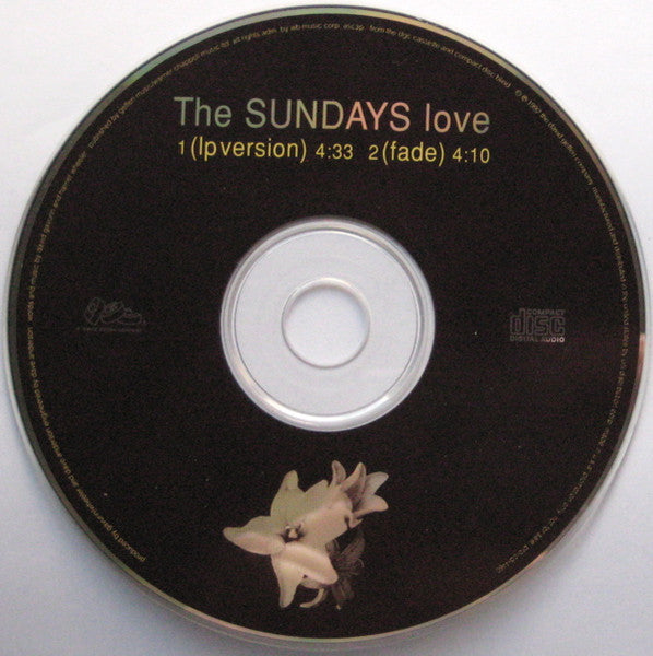 The Sundays : Love (CD, Single, Promo, Gat)