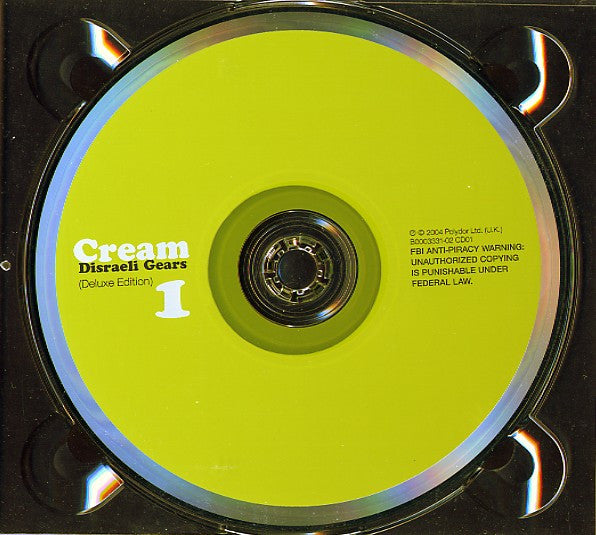 Cream (2) : Disraeli Gears (2xCD, Album, Dlx, RE, RM, FBI)