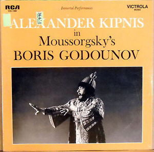 Alexander Kipnis : Alexander Kipnis in Moussorgsky's Boris Godounov (LP, Album, Mono)