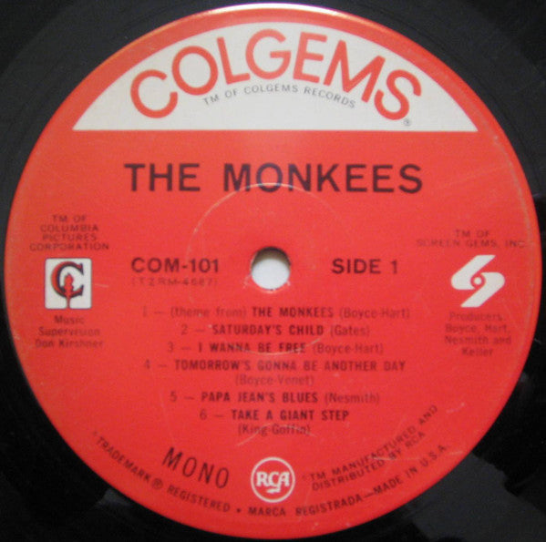 The Monkees : The Monkees (LP, Album, Mono, M/Print, RP, MGM)