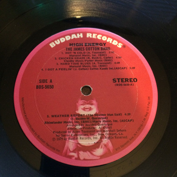 The James Cotton Band : High Energy (LP, Album, Mon)