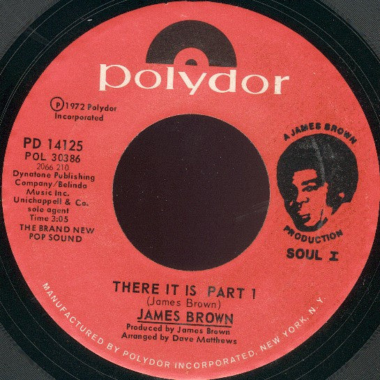 James Brown : There It Is (7", Single)