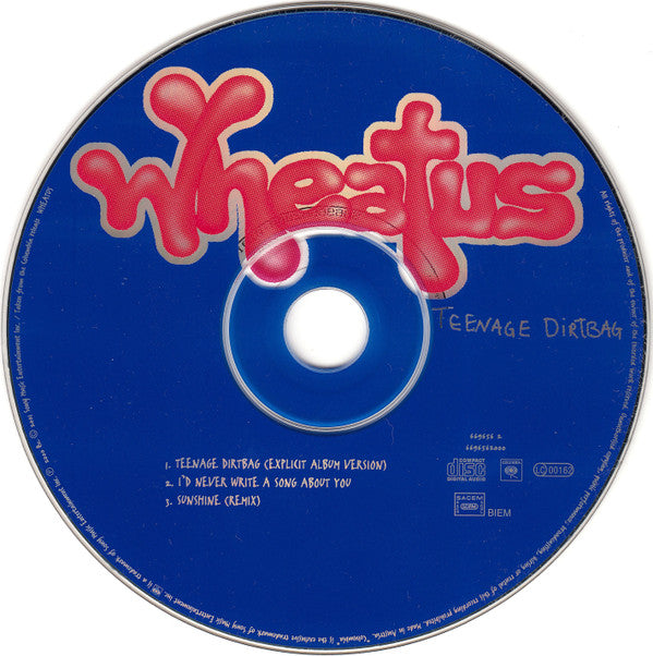 Wheatus : Teenage Dirtbag (CD, Maxi)