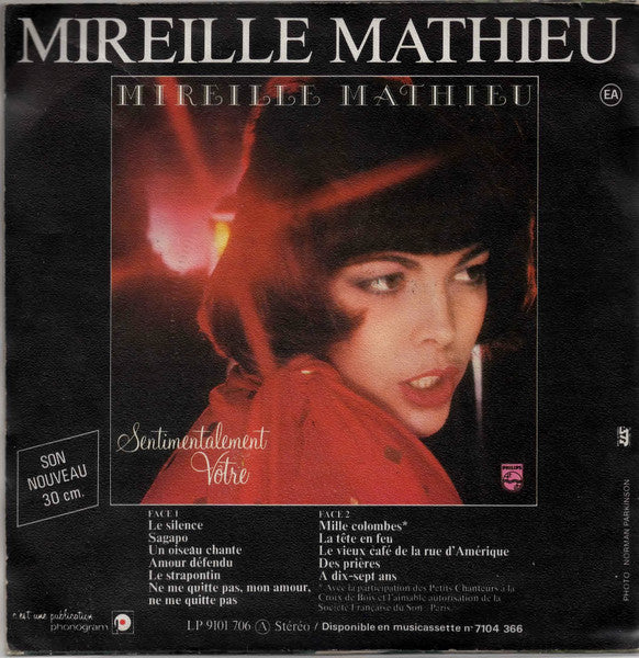 Mireille Mathieu : Mille Colombes / Sagapo (7", Single)