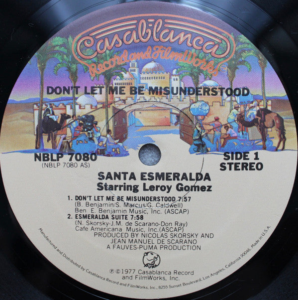 Santa Esmeralda Starring Leroy Gomez : Don't Let Me Be Misunderstood (LP, Album, P/Mixed, PRC)