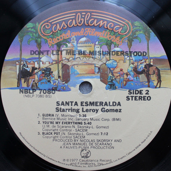 Santa Esmeralda Starring Leroy Gomez : Don't Let Me Be Misunderstood (LP, Album, P/Mixed, PRC)