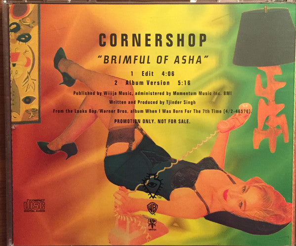 Cornershop : Brimful Of Asha (CD, Single, Promo)