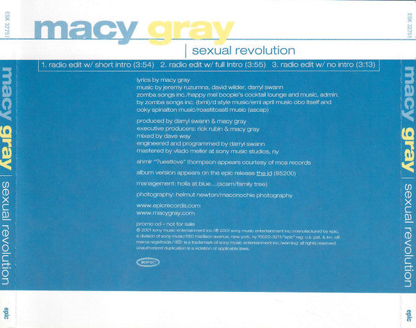 Macy Gray : Sexual Revolution (CD, Single, Promo)