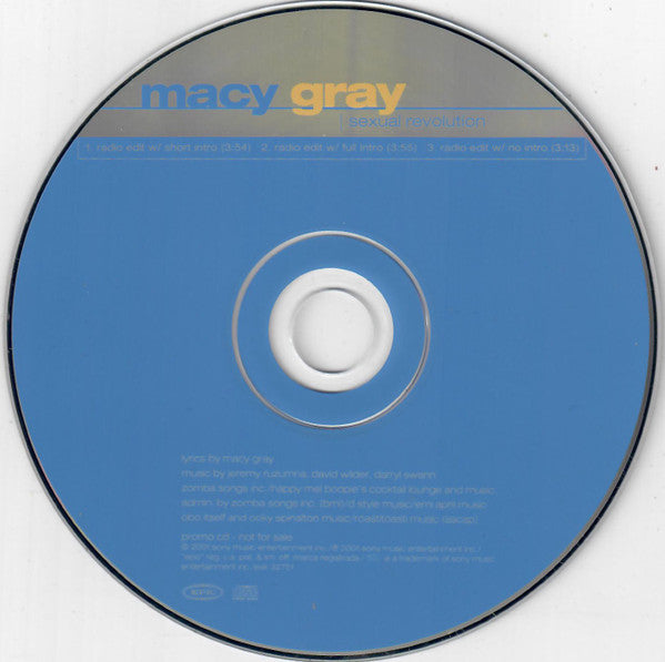 Macy Gray : Sexual Revolution (CD, Single, Promo)
