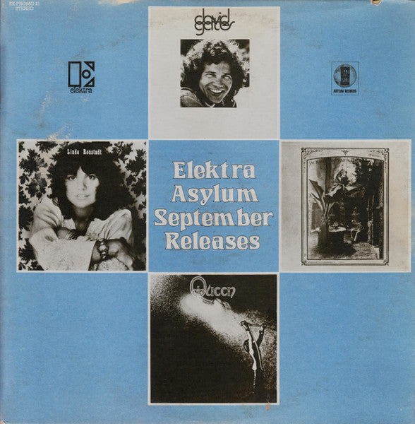 Various : Elektra Asylum September Releases (LP, Comp, Promo)