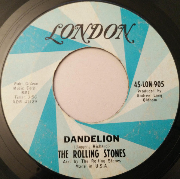 The Rolling Stones : We Love You / Dandelion (7", Single)