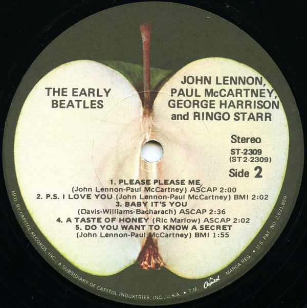 The Beatles : The Early Beatles (LP, Comp, RP)