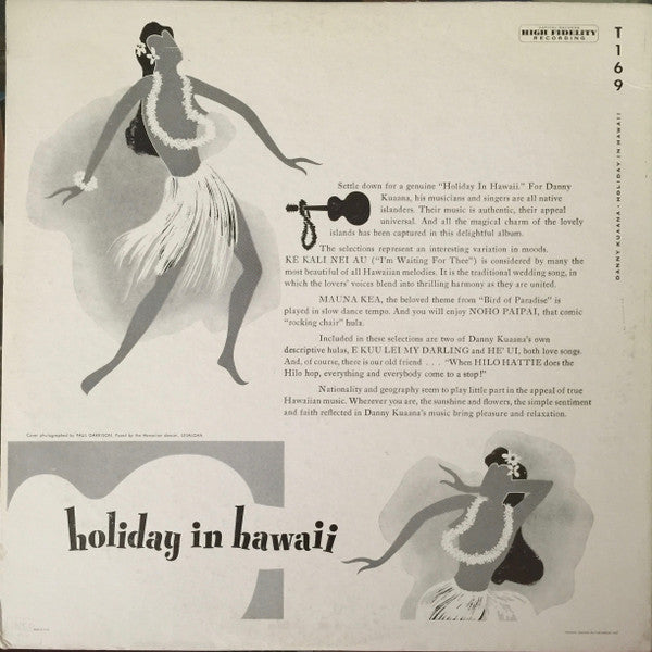 Danny Kuaana And His Islanders : Danny Kuaana Presents Holiday In Hawaii (LP, Album, RE)