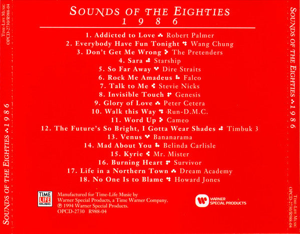 Various : Sounds Of The Eighties 1986 (CD, Comp)
