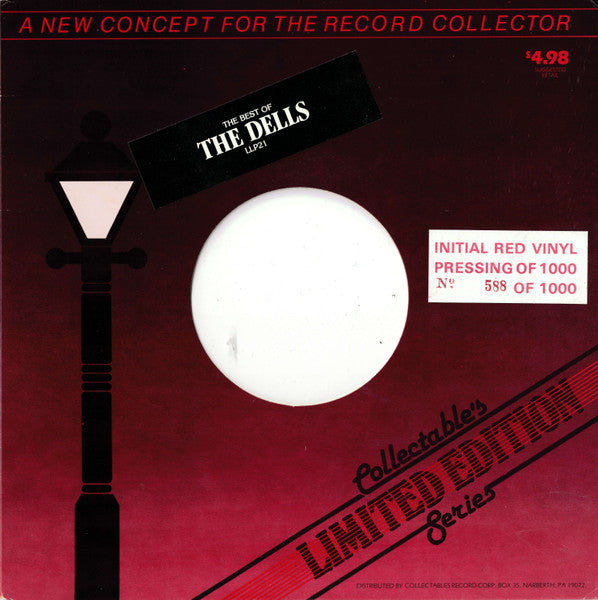The Dells : The Best Of The Dells (10", Comp, Ltd, Red)