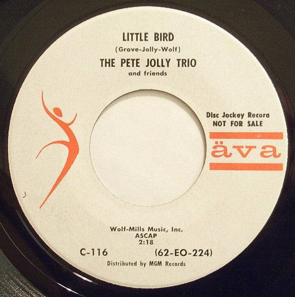 The Pete Jolly Trio : Little Bird / Falling In Love With Love (7", Single, Promo)