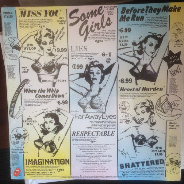 The Rolling Stones : Some Girls (LP, Album, 1st)