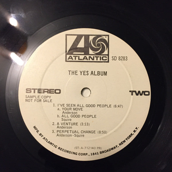 Yes : The Yes Album (LP, Album, Promo)
