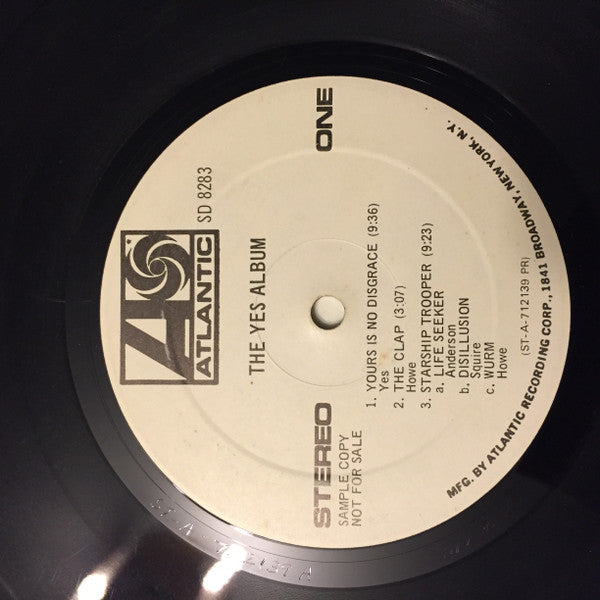 Yes : The Yes Album (LP, Album, Promo)