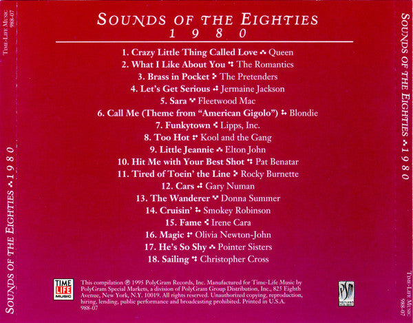 Various : Sounds Of The Eighties 1980 (CD, Comp)