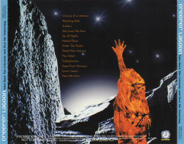 Creeper Lagoon : Take Back The Universe And Give Me Yesterday (CD, Album, Promo)