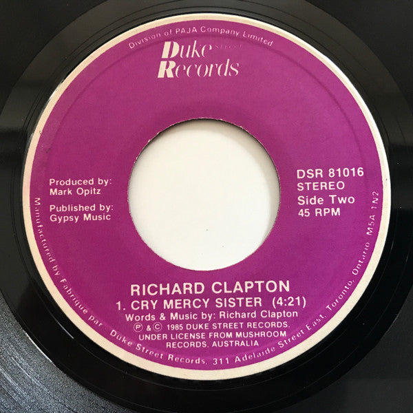 Richard Clapton : Katy's Leaving Babylon (7", Single)