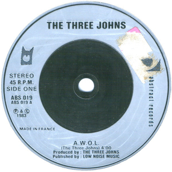 The Three Johns : A.W.O.L. (7", Single)