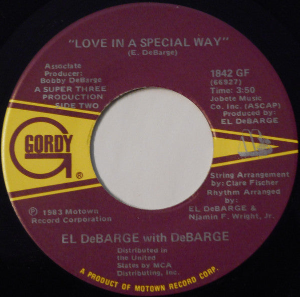El DeBarge : Who's Johnny ("Short Circuit" Theme) / Love In A Special Way (7")