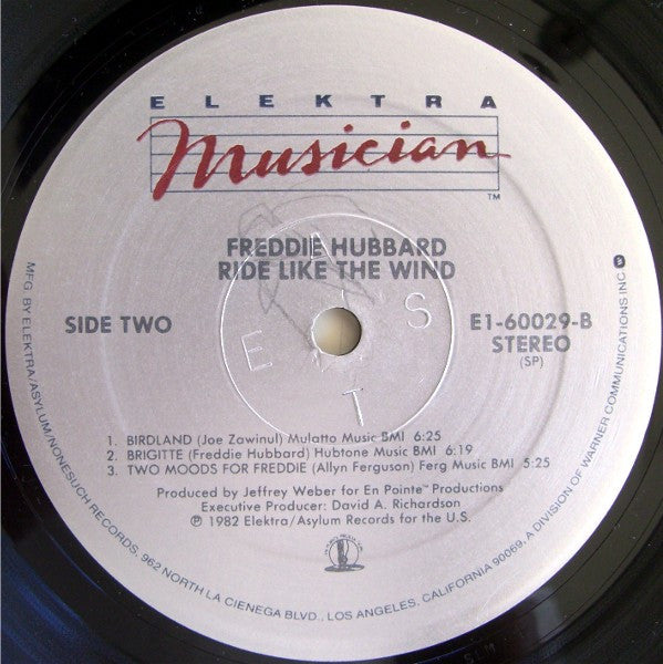 Freddie Hubbard : Ride Like The Wind (LP, Album)