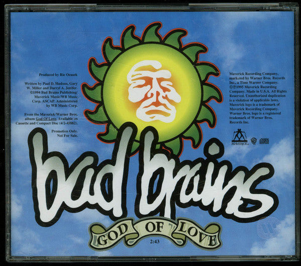 Bad Brains : God Of Love (CD, Single, Promo)