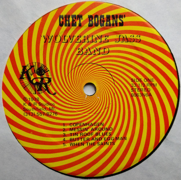 Chet Bogans' Wolverine Jass Band : Featuring Dixiebelle Volume I (LP)