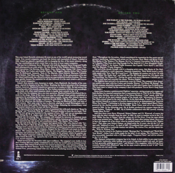 Various : The Island Story 1962-1987 25th Anniversary (2xLP, Comp)