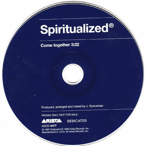Spiritualized®* : Come Together (CD, Single, Promo)